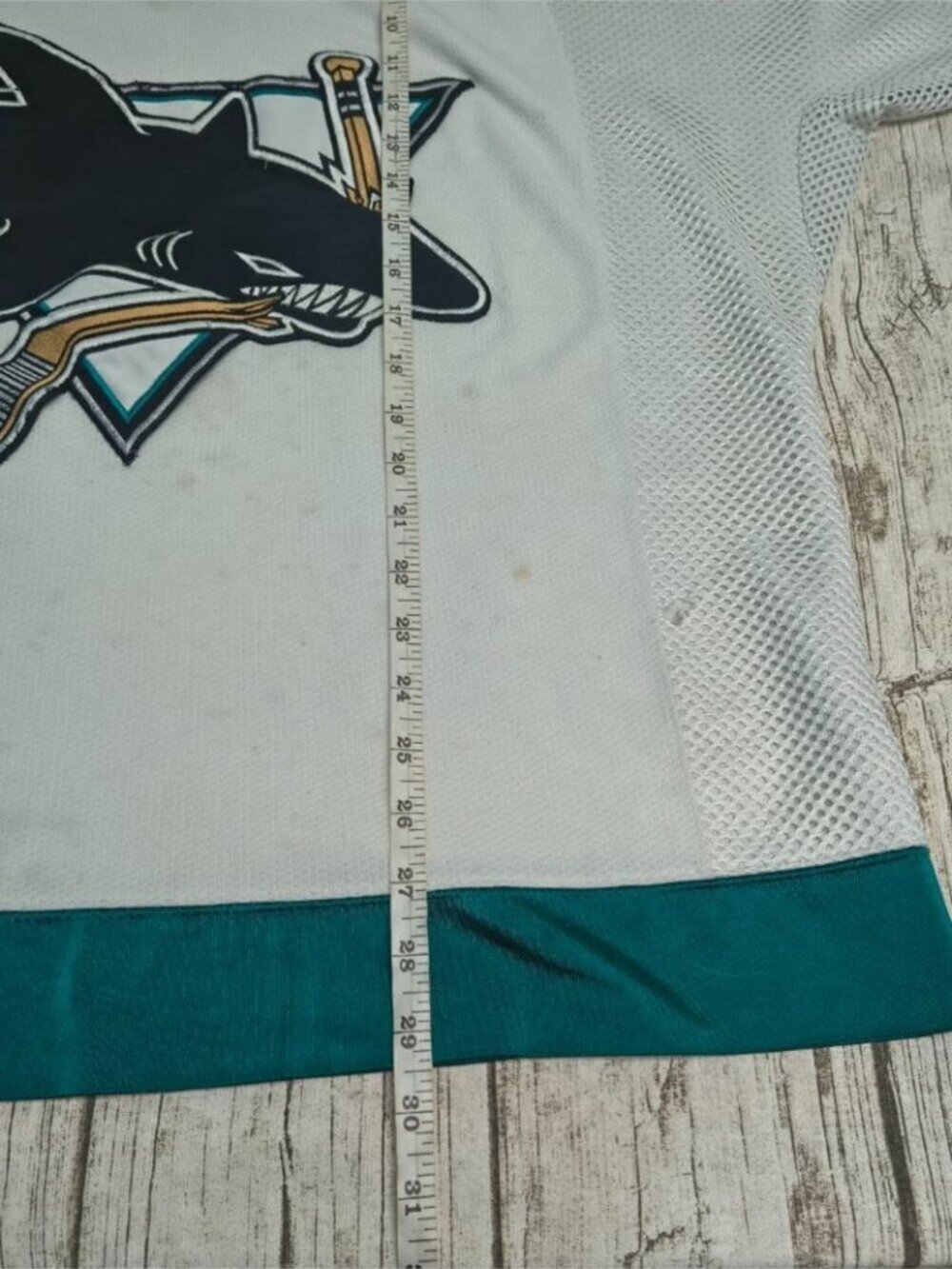 Vintage 1990's San Jose Sharks Starter Jersey NHL Size Large - Picture 8 of 10
